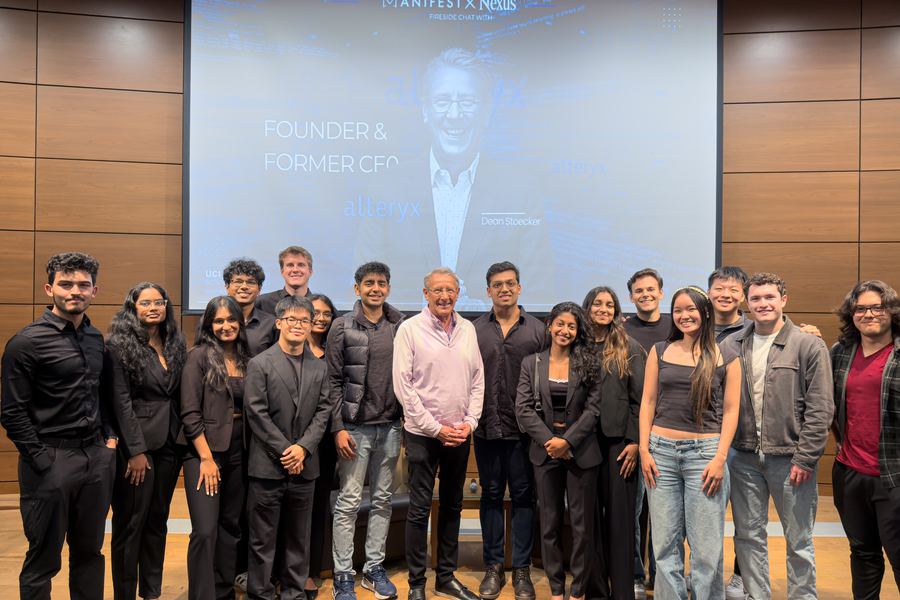 Manifest members with Alteryx founder Dean Stoecker at his fireside chat